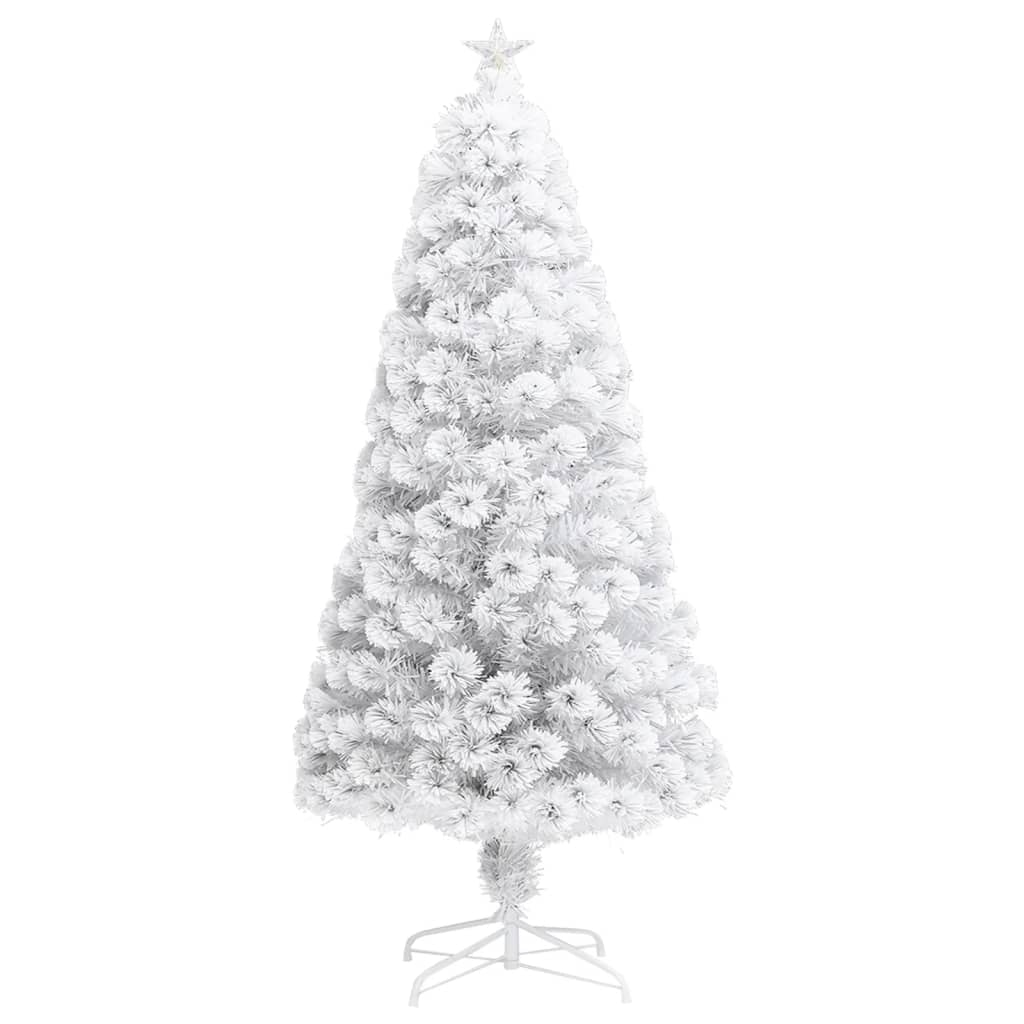 Vidaxl Kunstkerstboom con illuminazione Bianco in fibra ottica da 120 cm