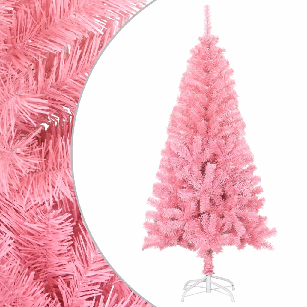 Vidaxl KunstkerStboom se standardem 120 cm PVC růžová