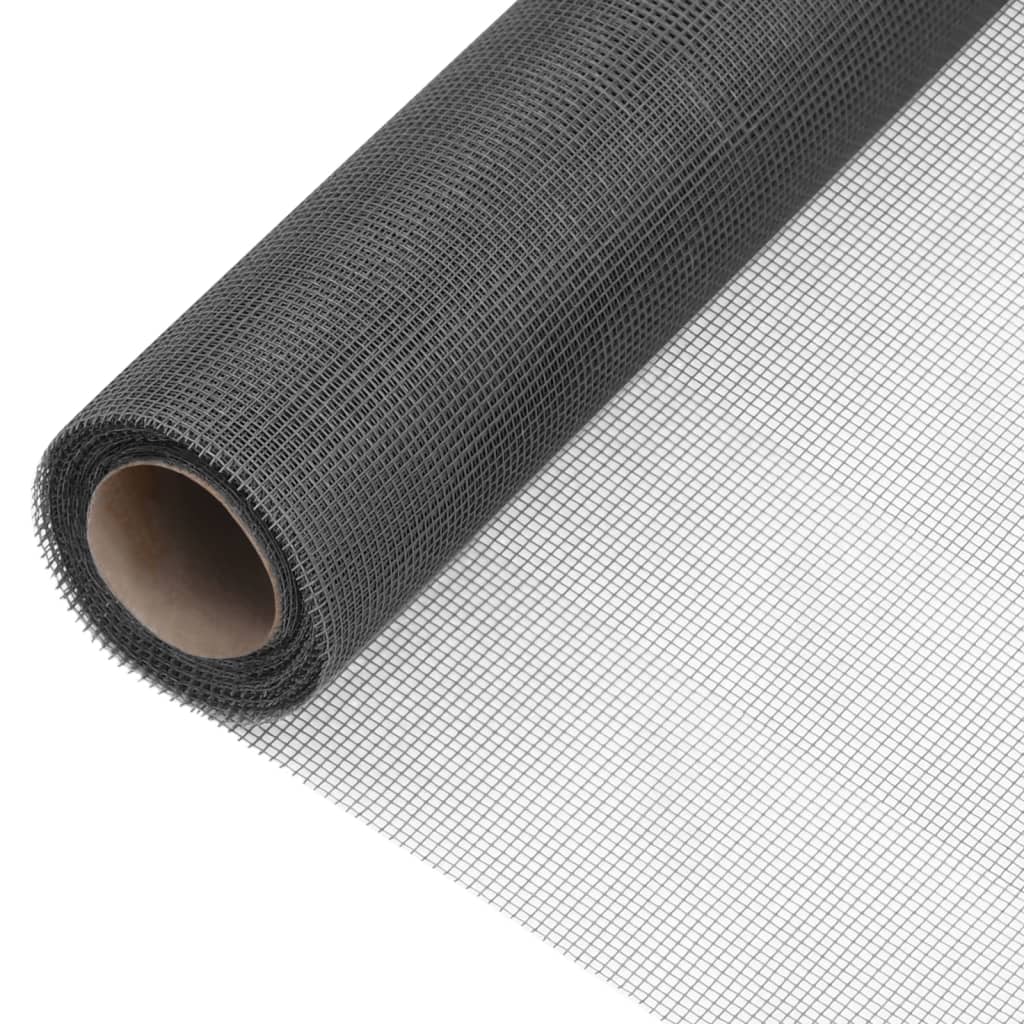 Vidaxl Mesh 112x500 cm fiberoptisk sort