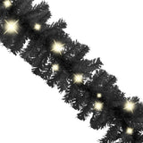 Vidaxl Christmas Garland ze światłami LED 5 m czarny