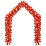 Vidaxl Christmas garland with LED lights 20 m red