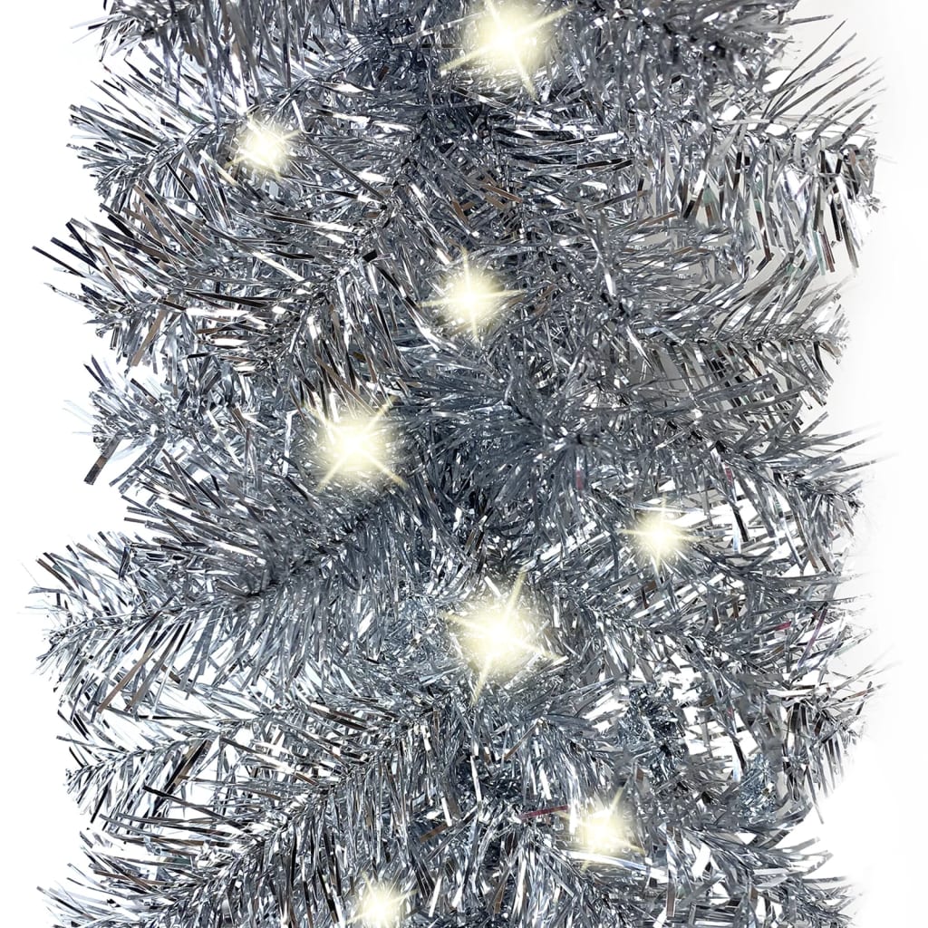 Vidaxl Christmas garland with LED lights 10 m silver colored