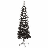 Vidaxl Tree di Natale stretto 150 cm nero