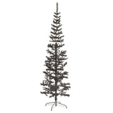 Vidaxl Tree di Natale Stretto 210 cm nero