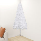 Vidaxl Kunstkerstboom Hoek 240 cm PVC White