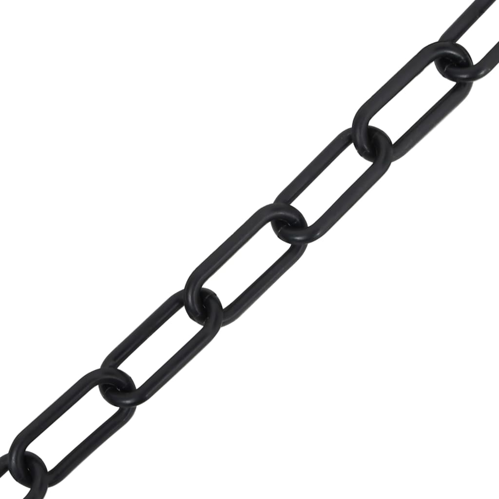 Vidaxl Safety Chain Ø 6 mm 30 m plastik sort