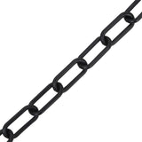 Vidaxl Safety Chain Ø 8 mm 100 m plastik sort