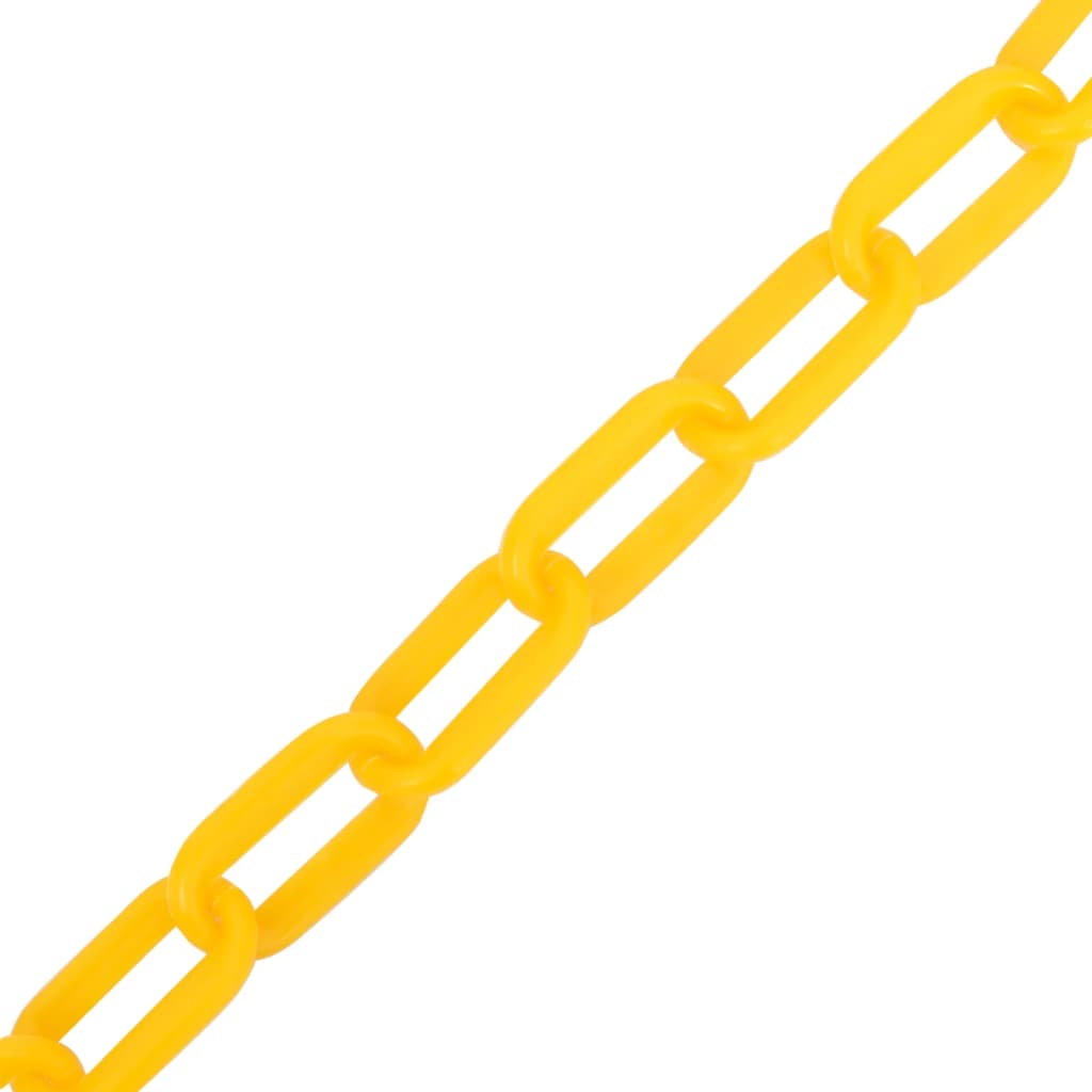 Vidaxl Safety Chain Ø 8 mm 100 m plast gul gul