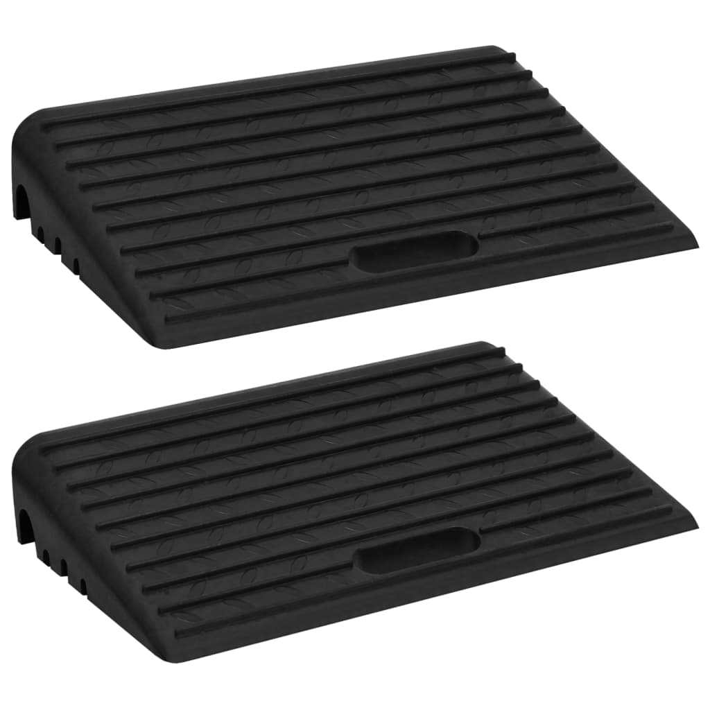 Vidaxl ramps 2 pcs 50x30x11 cm rubber