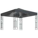 Vidaxl Arbor con ghirlanda leggera a LED 3x3 m color antracite