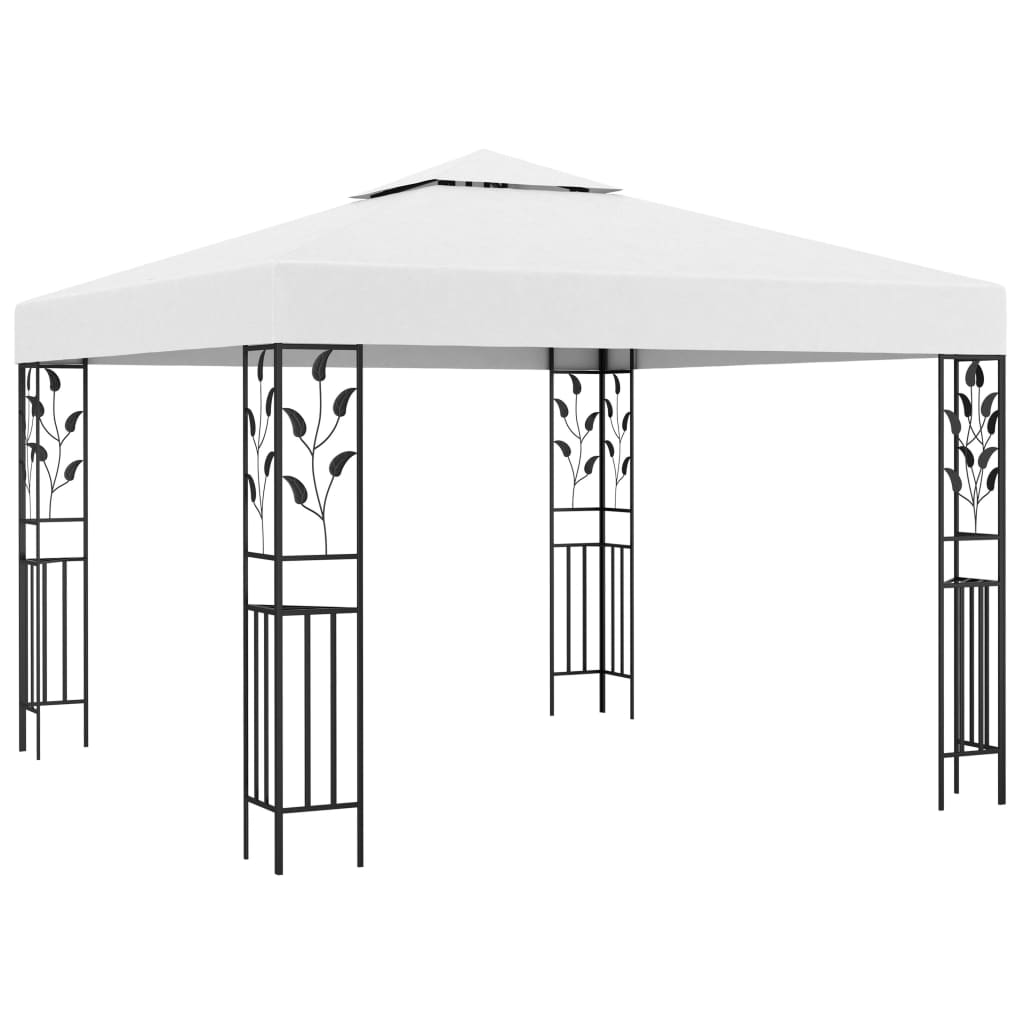 Vidaxl arbor with LED light garland 3x3 m white