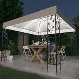 Arbor de Vidaxl con guirnalda de luz LED 3x3 m blanco