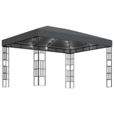 Vidaxl Arbor med LED -ljus Garland 3x4 M Anthracite färgad