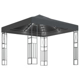 Arbor de Vidaxl con guirnalda de luz LED 3x3 m Dust Antracita