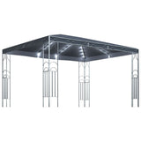 Vidaxl arbor with LED light garland 400x300 cm anthracite-colored