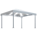 Arbor Vidaxl con guirnalda de luz LED 400x300 cm de aluminio de color crema