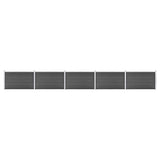 Vidaxl Fence Panel Set 872x105 cm HKC sort