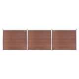 Vidaxl Panelu panelu ogrodzenia 526x146 cm HKC Brown