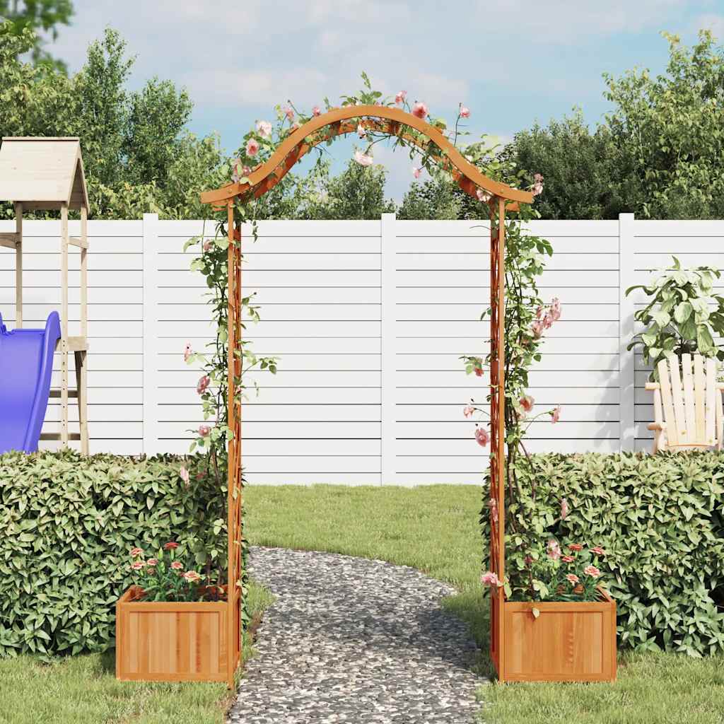 Vidaxl Pergola mit Pflanzer Festkieferholz