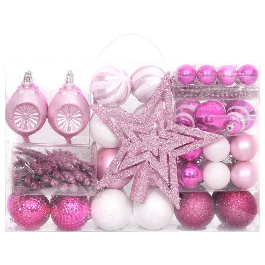 Vidaxl Ball Ball Set da 108 parti Bianco e rosa