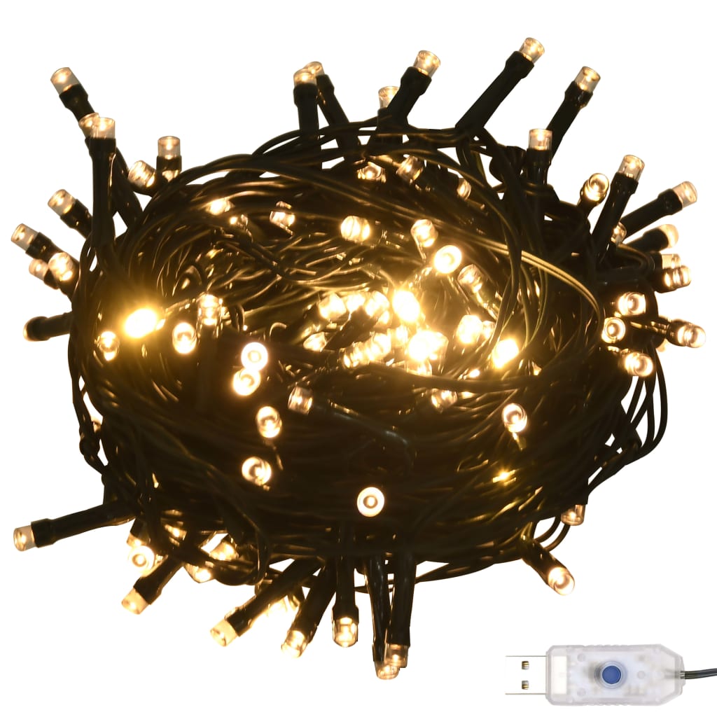 Vidaxl Ball Ball da 120 parti set con picco e 300 LED oro e bronzo