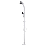 Vidaxl Douche extérieure avec base grise 220 cm en aluminium