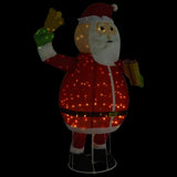 Vidaxl Santa Claus dekorativ LED 180 cm luksuriøs stoff