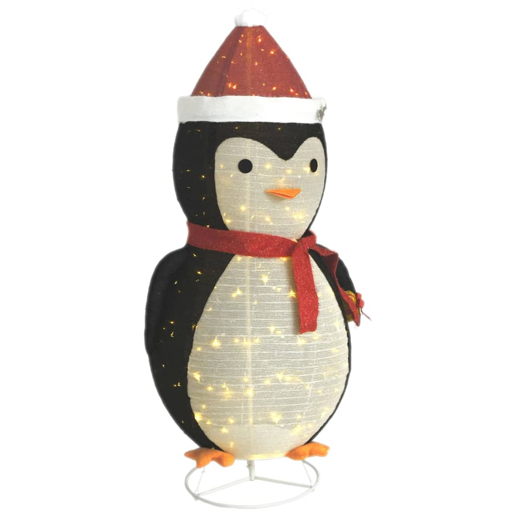 Vidaxl Penguin Decorativo LED de 180 cm de tela de lujo