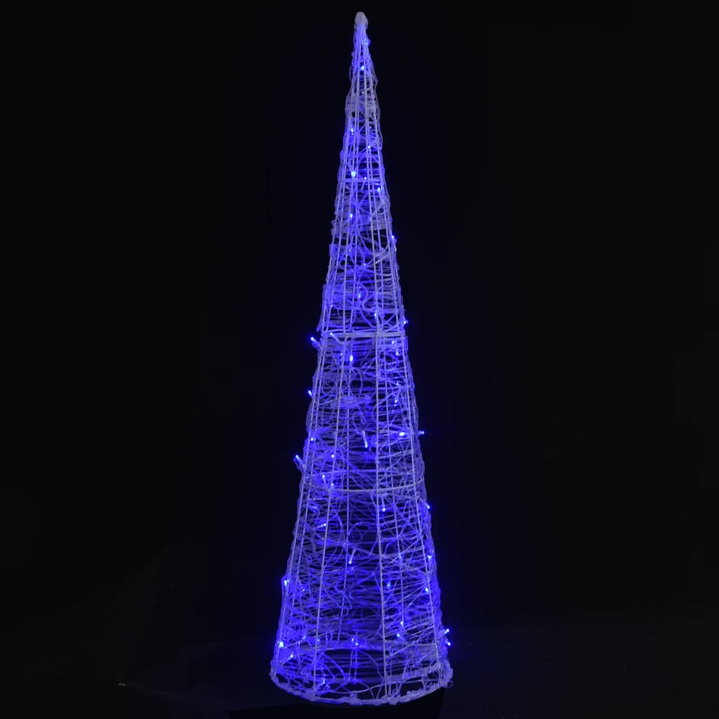 Vidaxl Light cone decorative LED blue 90 cm Acrylic