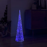 Vidaxl Light cone decorative LED blue 90 cm Acrylic