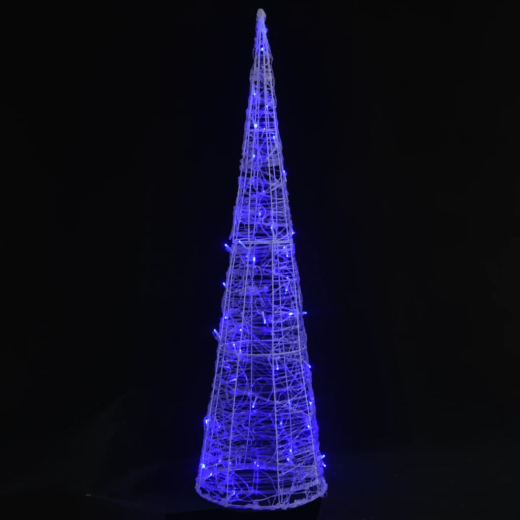 Vidaxl Light cone decorative LED blue 120 cm Acrylic