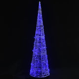 Vidaxl Light cone decorative LED blue 120 cm Acrylic