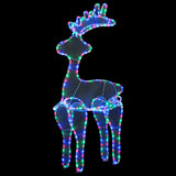 Vidaxl Christmas decorations Reindeer with mesh 306 LEDs 60x24x89 cm