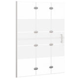 Vidaxl shower enclosure 100x140 cm ESG white