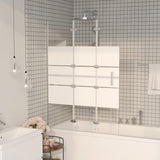 Vidaxl shower enclosure 100x140 cm ESG white