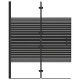 Enceinte de douche vidaxl 100x140 cm ESG noir