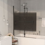 Enceinte de douche vidaxl 100x140 cm ESG noir