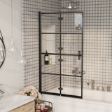 Vidaxl shower enclosure Collapsible 80x140 cm Black