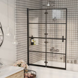 Vidaxl Shower Emplace 100x140 cm esg czarny