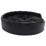 Canasta de perros Vidaxl 99x89x21 cm peluche y cuero artificial negro