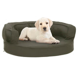 Vidaxl dog bed ergonomic linen-look 60x42 cm dark gray