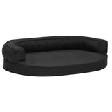 Vidaxl Chien lit ergonomique Look-look 75x53 cm noir