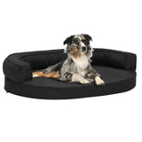 Vidaxl Chien lit ergonomique Look-look 75x53 cm noir