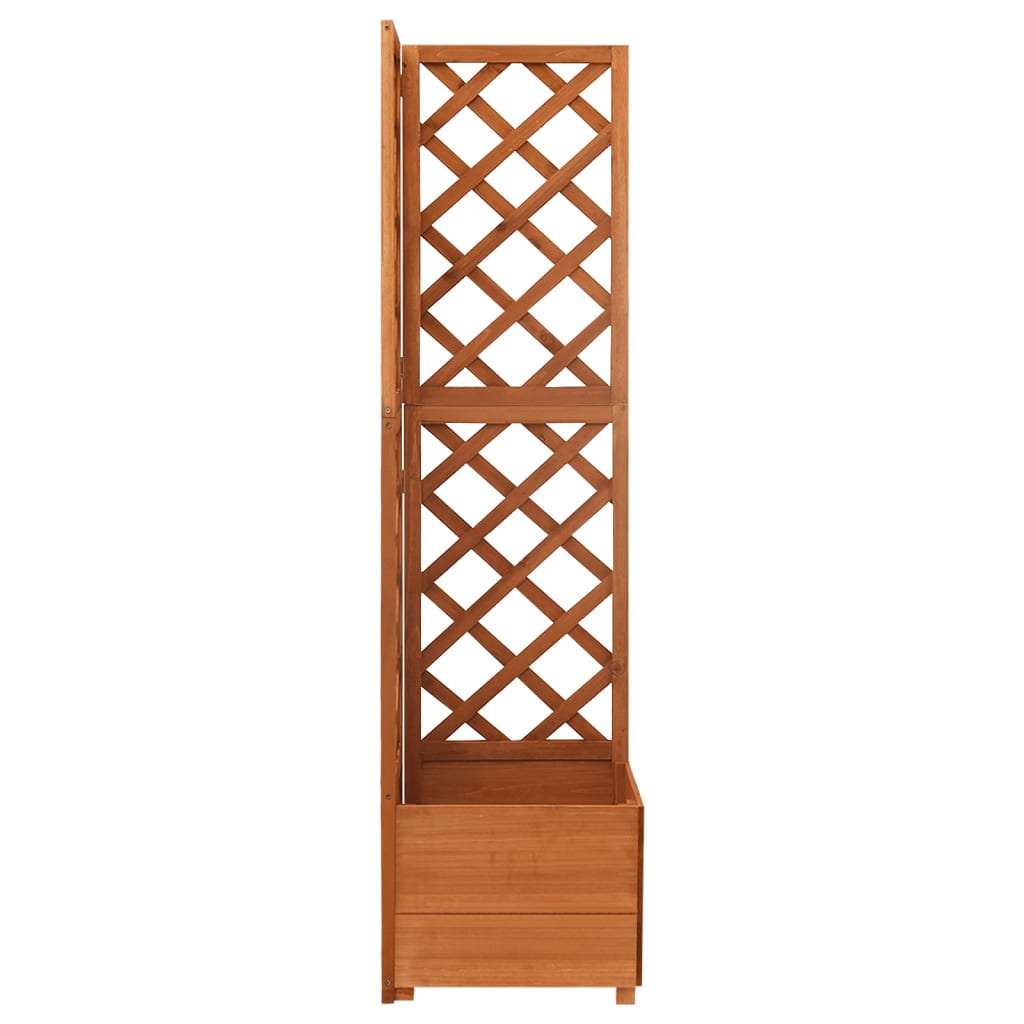 Vidaxl Latwerkplantenbak Corner Model 40x40x150 cm Solid Pinewood