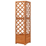 Vidaxl Latwerkplantenbak Corner Model 40x40x150 cm Solid Pinewood