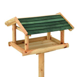 BIDAXL Bird Feed med standard 37x28x100 cm Solid Pinewood