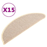 Vidaxl Stir Mants 15 st 56x17x3 cm wäiss a brong