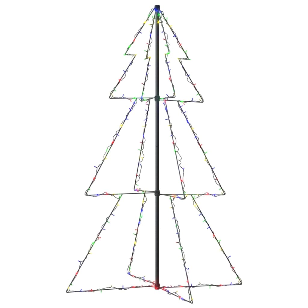 Vidaxl KegelKerstboom 200 lysdioder inom och utanför 98x150 cm