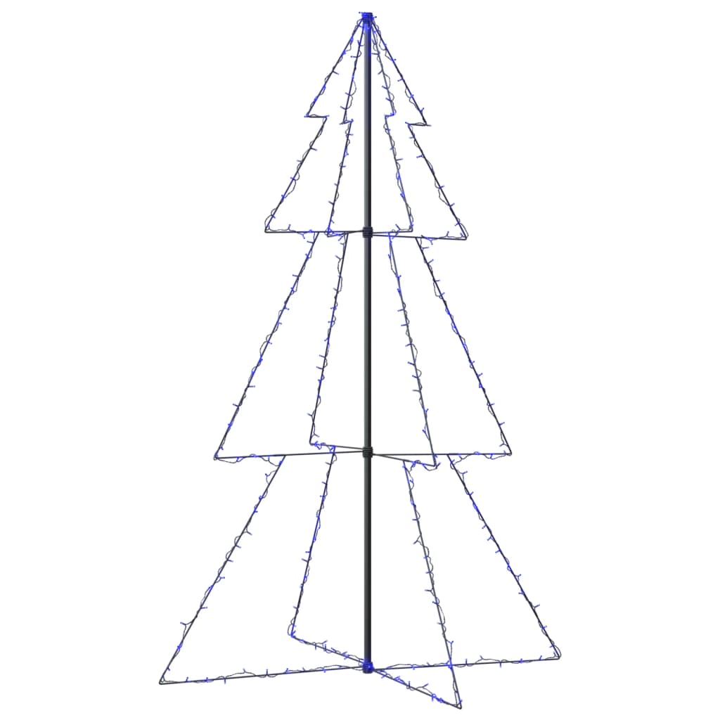 Vidaxl KegelKerstboom 240 lysdioder inom och utanför 118x150 cm