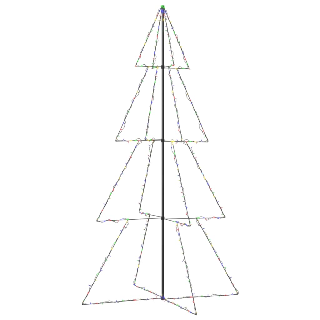 Vidaxl KegelKerstboom 360 lysdioder inom och utanför 143x250 cm